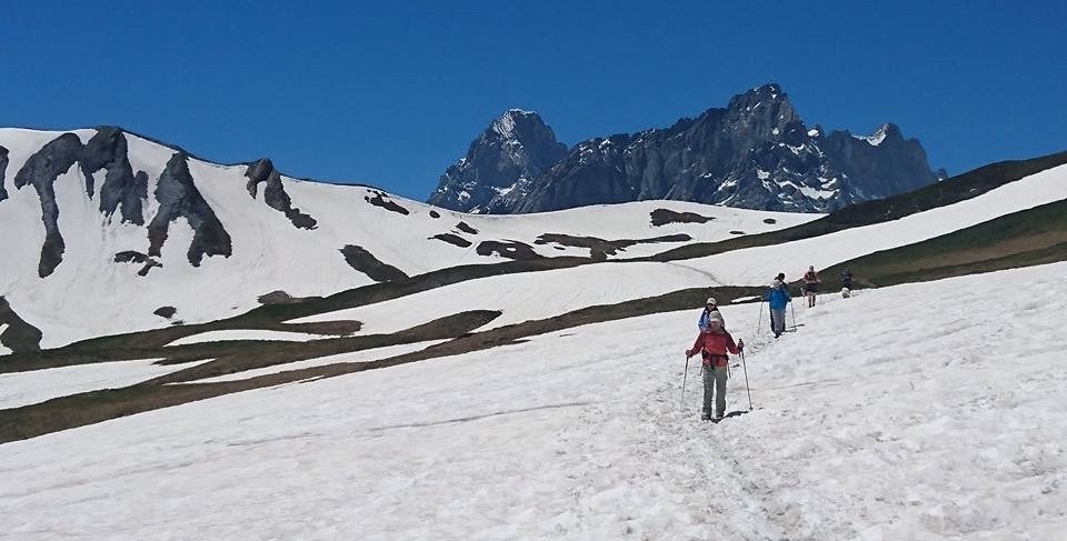 descent from the grand col ferret