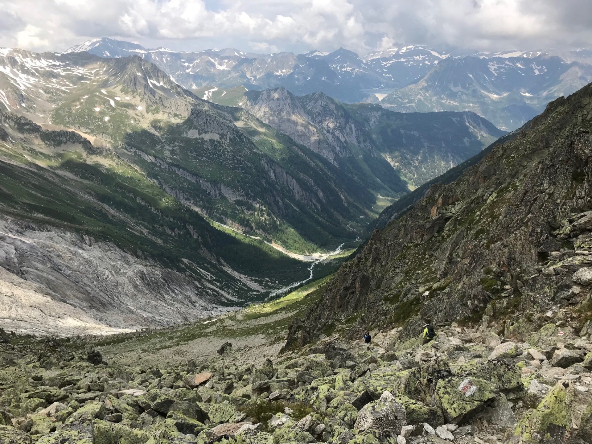 View from the Fenertre d'Arpette