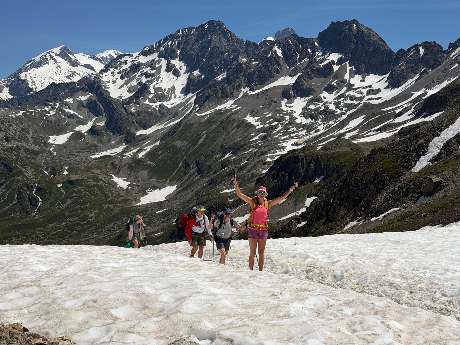 Arrival at the Col