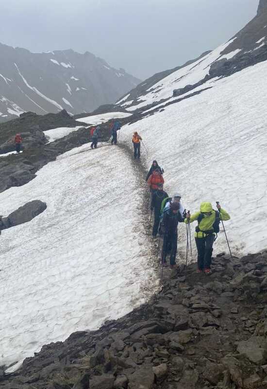 Tour du Mont Blanc trail conditions 25th June 2023
