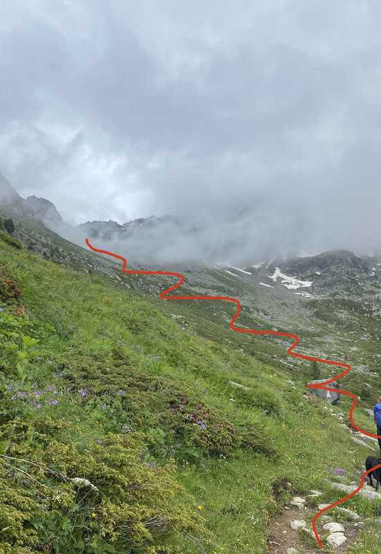 Walkers Haute Route Trail Conditions