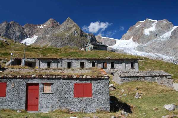 A mountain refuge on the Tour du Mont Blanc