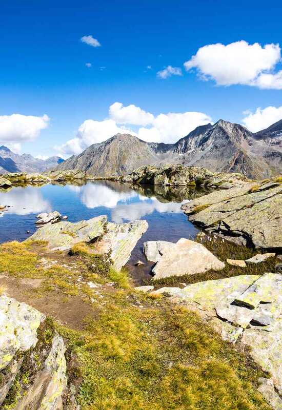A mountain lake