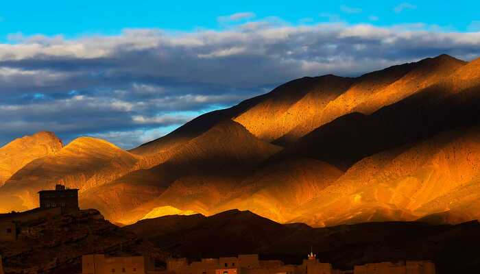 A view of the Atlas mountains