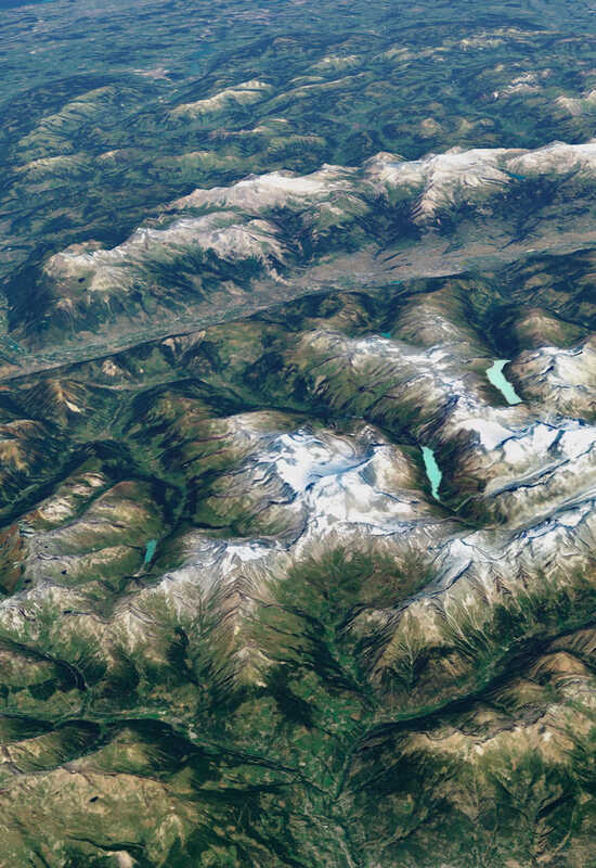 Walker's Haute Route Map